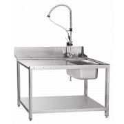 Предмоечный стол СПМП-7-4 с душем