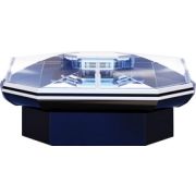 Среднетемпературная холодильная витрина MAGNUM ОС SG 90 Д с боковинами