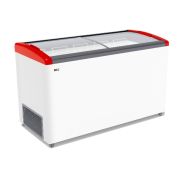 GELLAR серия ELEGANCE морозильные лари с наклонным гнутым стеклом, R 290 a (глубина 650)