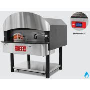 Печь для пиццы газовая и дровяная вращающаяся EMP.SPO.05-D