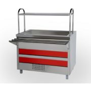 МЛОЭ/ПО/3 - прилавок охлаждаемый, открытый, охлаждаемая ванна h=85-200мм