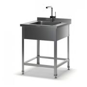 Ванна моечная односекционная ВМРЦ-Н 1/400 глубина 250мм, цельнотянутая