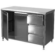 Стол с ящиками для инвентаря и столовых приборов СПР-4