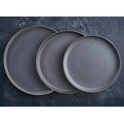 *Тарелка мелкая 25см, серия Nordline, цвет Mist (мокрый асфальт) 112502