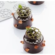 Форма силиконовая PAVODECOR для декора. "Круги 2" d50мм h2мм, 1,5мл, 15 ячеек PR005