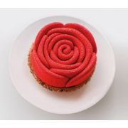 Форма силиконовая PAVOFLEX для пирож. 3D "Rose" d78мм h21мм, 100мл, 12 ячеек PX4386