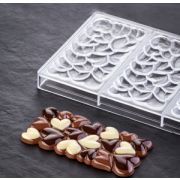 Форма д/шок. "Chocolate Bar EROS" 154х77мм h11мм, 100гр, 3 ячейки, п/к PC5028FR