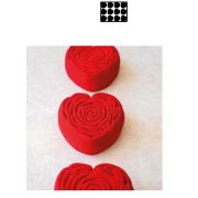 Форма силиконовая PAVOFLEX для пирож. 3D "Je Taime"  80x80xh33 mm, 12 ячеек PX4390S